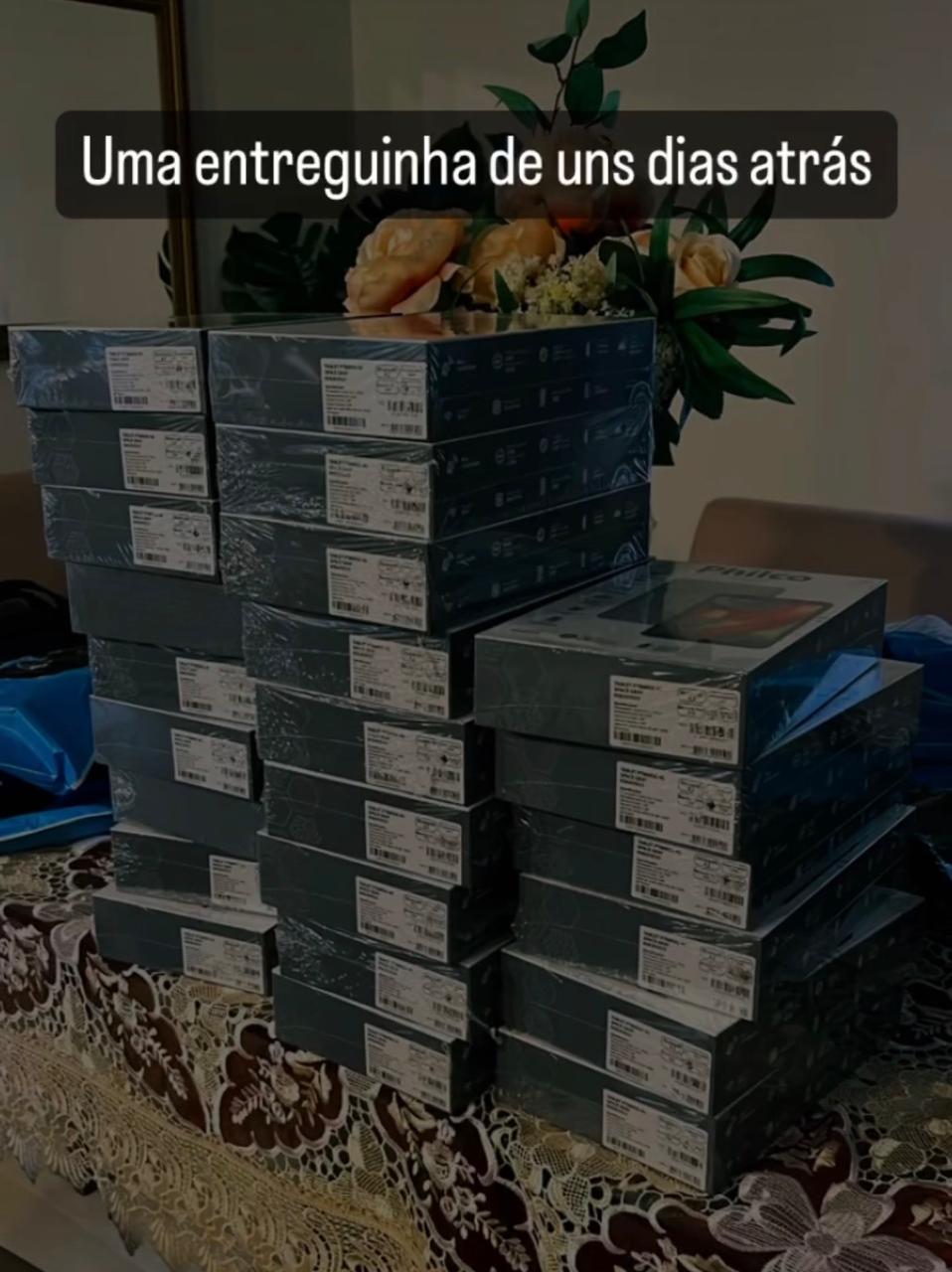 Entregas de equipamentos